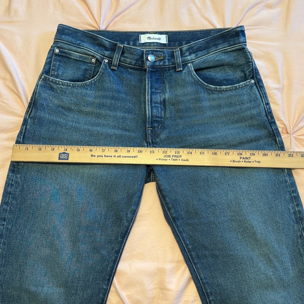 Madewell Petite Dean Easy Straight Jean - Picture 13 of 16